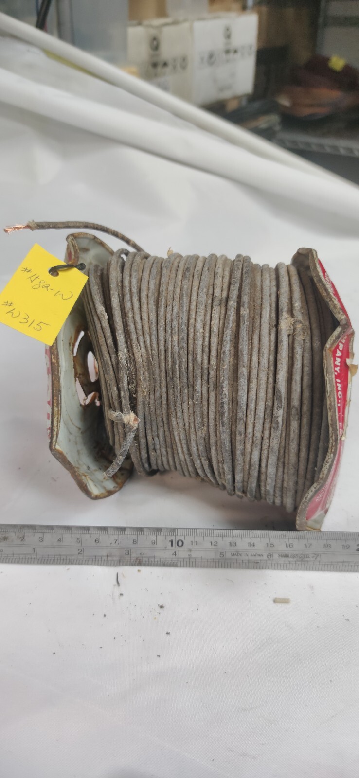 NOS #15ga Western Electronics Stranded Copper Waxed Cloth wire 6M (W315 ...