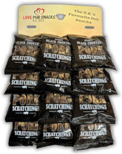 Proper Black Country Pork Scratchings Pub Card 12X60G
