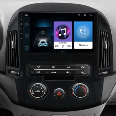9" Android 10.1 Auto Radio GPS Player Wifi für Hyundai i30 2006-2011 manuell A/C - Bild 1 von 4