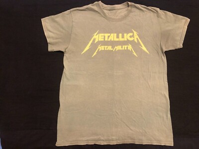 METALLICA-METAL MILITIA OFFICIAL T SHIRT,LIKE MEGADETH,ANTHRAX,SLAYER,EXODUS