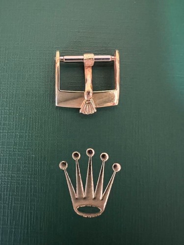 Rolex genuine 14mm 18K/750 solid gold buckle YG Ultrasonic Cleaning Agent