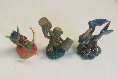 Skylanders Triple Pack: Flameslinger, Drobot, Stump Smash (ALL TESTED)