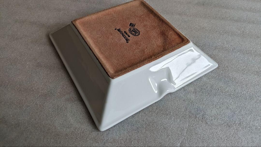 HERMES Ashtray Patchwork Ship no Accessories Beautiful From
