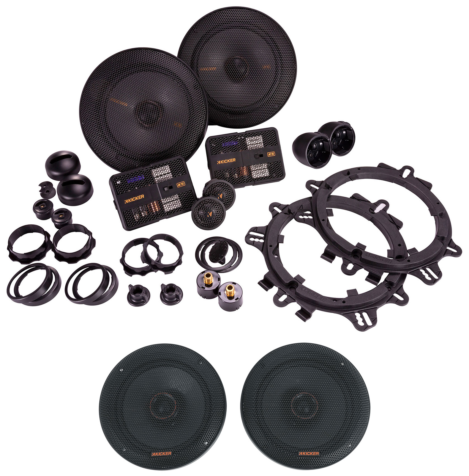 Пара коаксиальных динамиков Kicker 51KSS6504 65 Component 2 51KSSC6504 Car Audio 44290₽