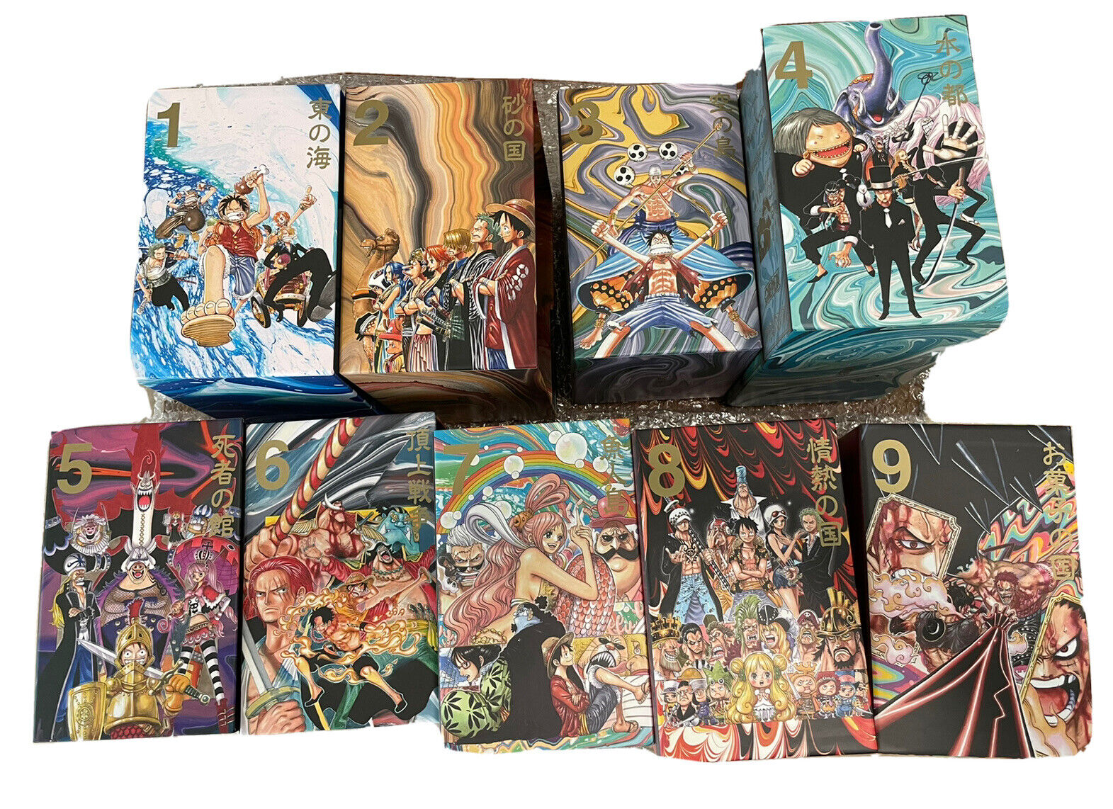 ONE PIECE Episodes Comic BOX set EP 1-9, Japanese version BOX ONLY! NO  books.