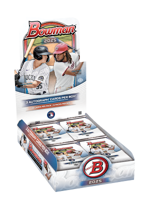 2025 BOWMAN BASEBALL JUMBO BOX (3 AUTOS) Baseball w/Chrome Brand 