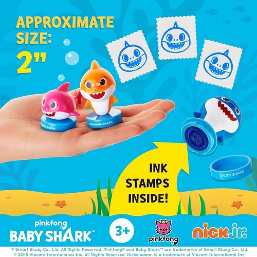 Baby Shark Stampers Deluxe Box of 12 - Picture 7 of 8