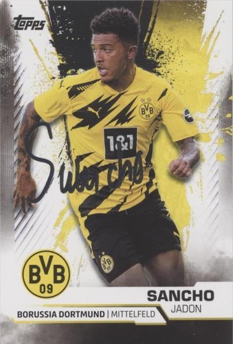 Jadon Sancho 2023-24 Topps Premium Auto Borussia Chelsea Auto 