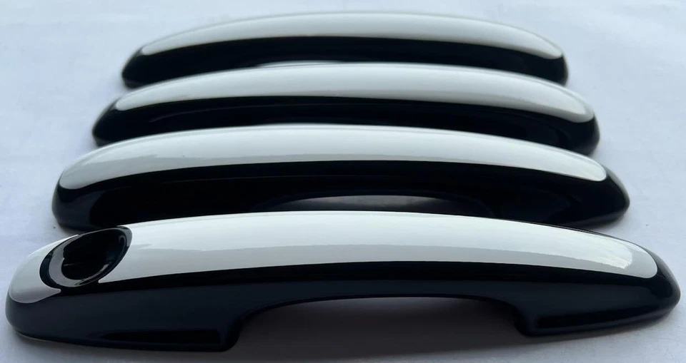 Cubiertas de manija de puerta personalizadas negras o cromadas 2021 2022 2023 Ford Focus TÚ ELIGES CLR Foto 2 de 4