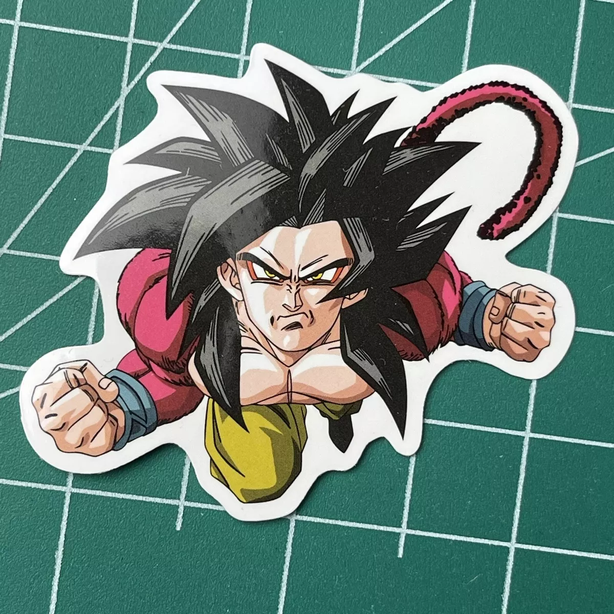 Dragon Ball Sticker Super Sayajin 4 Goku Hero Anime Decal Phone Guitar  Laptop