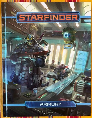 Starfinder ~ Armory hardcover ~ VeryGood+ ~ free shipping