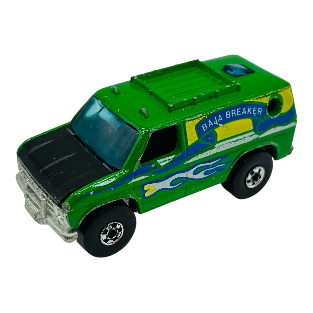 Vintage Hot Wheels 1977 Baja Breaker Green Van Hong Kong