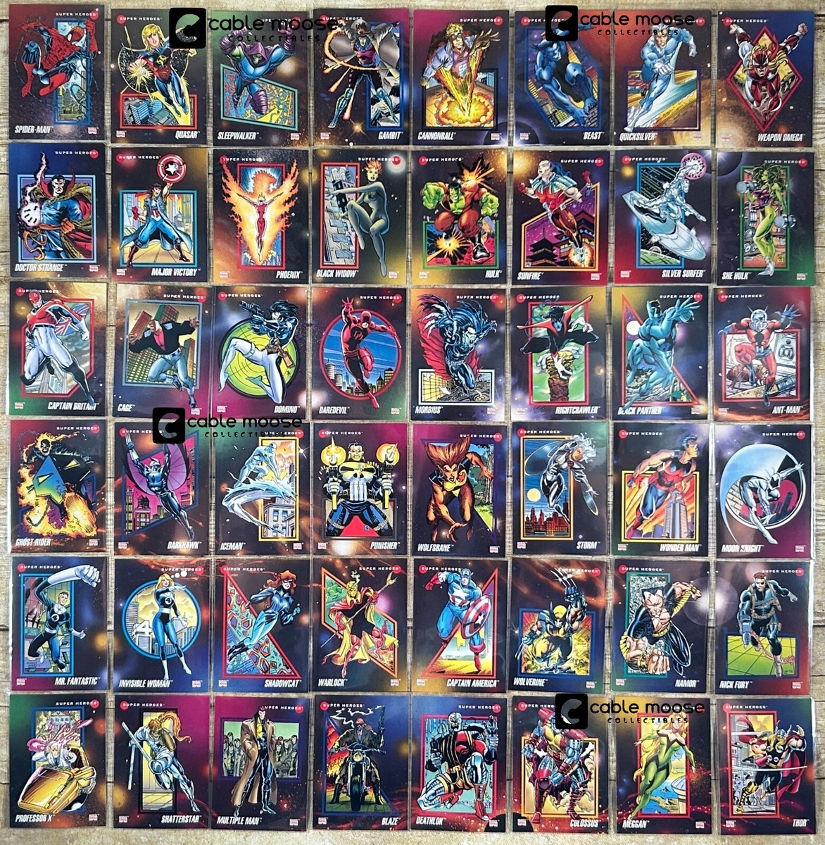 1992 Impel Marvel Universe Cards / Singles You Pick, Base Set