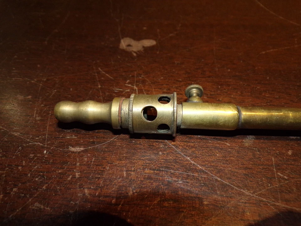 Ustensile pour bec bunsen 36,5 cm de long en laiton - Photo 4/4