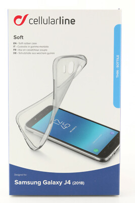 @ Cellularline Soft Schutz Hülle Samsung Galaxy J4 2018 Handy Tasche Case 273