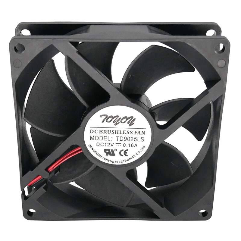 TD9025LS 12V 2-wire 2-pin 0.16A 9025 9CM Silent Cooling Fan - Foto 3