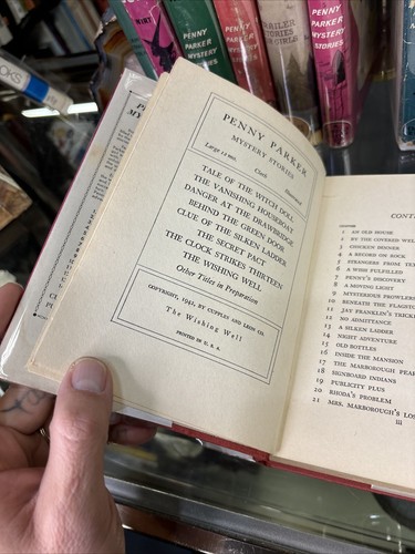 The Wishing Well by Mildred A. Wirt 1942 1st Edition HC/DJ - Picture 14 of 16