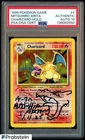 Mitsuhiro Arita Signed 1999 Pokemon Game #4 Charizard Holo PSA/DNA AUTH AUTO 10