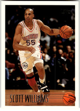 1996-97 Topps #19 SCOTT WILLIAMS Philadelphia 76ers NBA Basketball