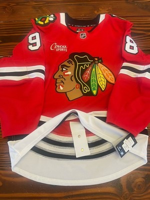 Connor Bedard 2024-25 Blackhawks New FAP Mic Jersey Size 48 (NWT)