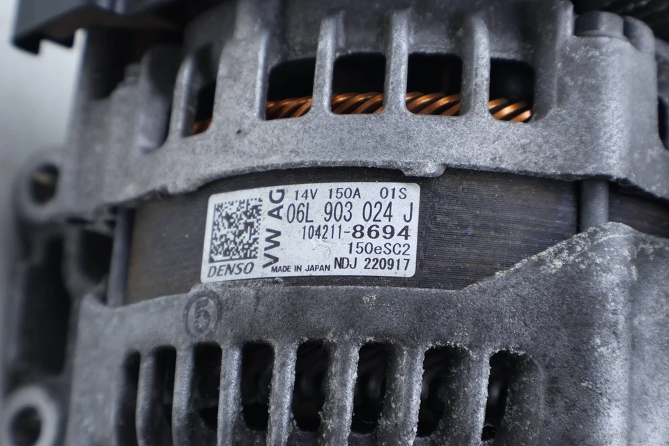 2017-2024 AUDI A4 QUATTRO 2.0L - Alternator (150 AMP) 06L903024J - Image 2 of 4