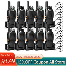 Retevis H777 walkie talkie long range Rechargeable 2W FRS Two Way Radios 10 Pack