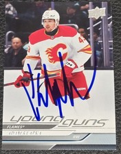 Adam Klapka Calgary Flames Signed 24-25 Young Guns Autographed Rookie  #460