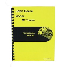 Operators Manual Reprint For John Deere MT Tractor | OMTT21051