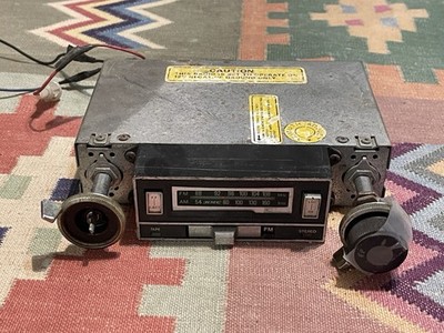 Vintage KMC Kmart 82-3020 AM FM Stereo Cassette Car Radio Tape Player Untested