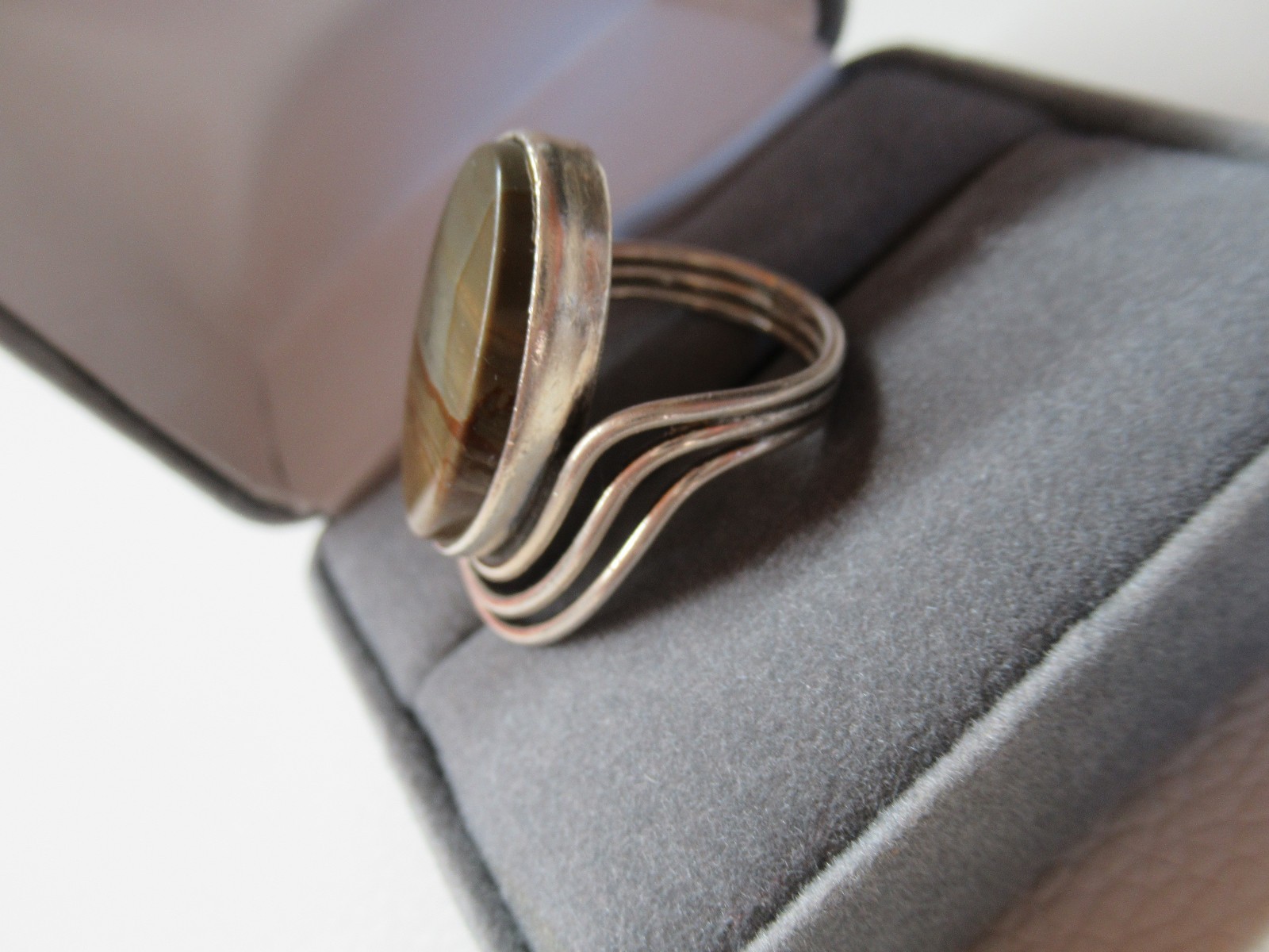 Signed Native American Solid 925 Sterling Silver … - image 8