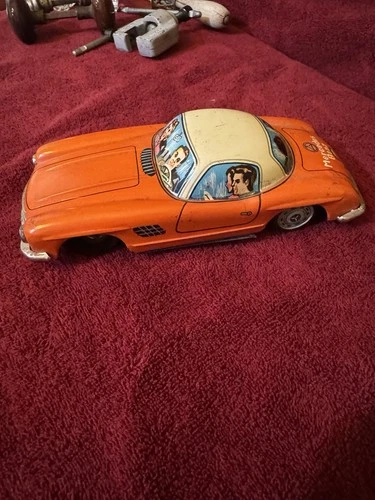 Vintage Toy Car Bandai Mercedes 323 Mercari