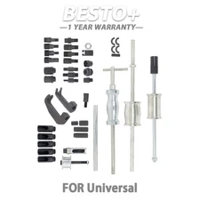 40 Pieces Steel Diesel Injector Extractor Slide Hammer Puller Adapter Tool Kit