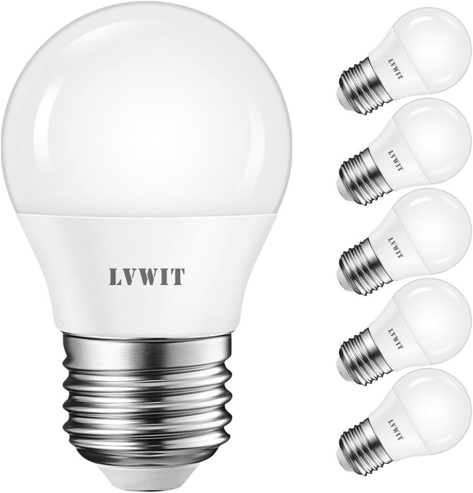 LED E27 G45 4.9W 470lm | Alta Efficienza e Stabilità Luce Calda 2700K