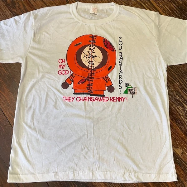 They Chainsawed Kenny! Funny Cartoon Retro Graphic Unisex Tee Gift For Fan S-5XL