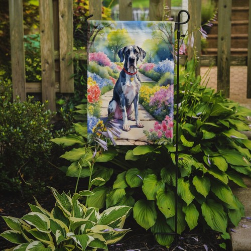 Caroline's Treasures Great Dane Spring Path Garden Flag DAC6643GF - 第 2/5 張圖片