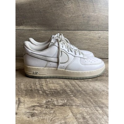 Nike Air Force 1 '07 DV0788-100 Mens 13 Athletic Shoes White Wolf Gray Sneakers