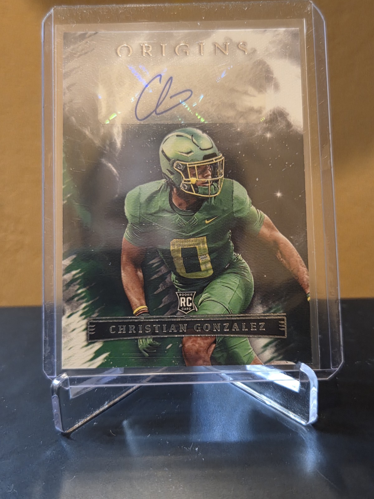 Christian Gonzalez Panini Chronicles Draft Picks Origins Rookie Autographs #OACGO Base