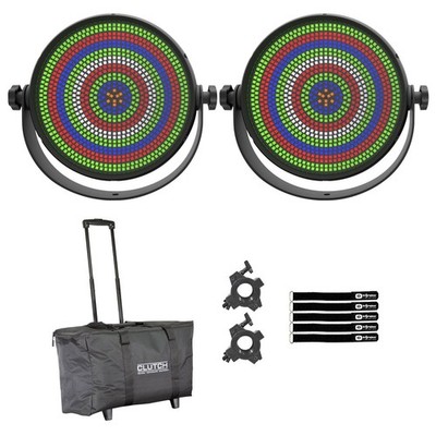 JMAZ Lighting JZ1018 HALO Q4 Wash Blinder Strobe LED DMX  RGBW Effect Lights ...