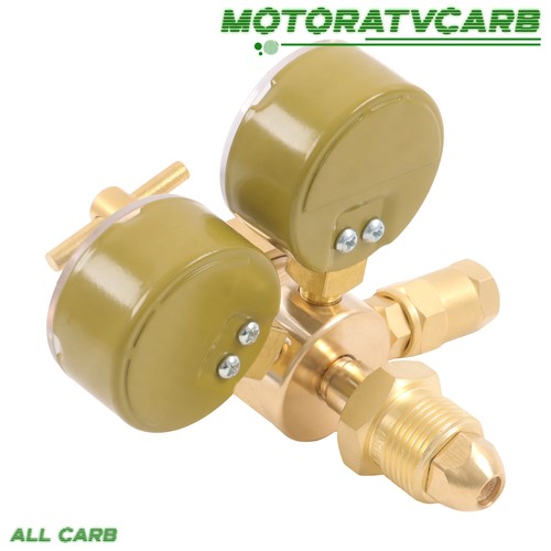 ALL-CARB 1Pack Regolatore Argon Doppio Calibro per Saldatore CGA580 Mig Tig da 0 a 400PSI - Foto 7 di 13