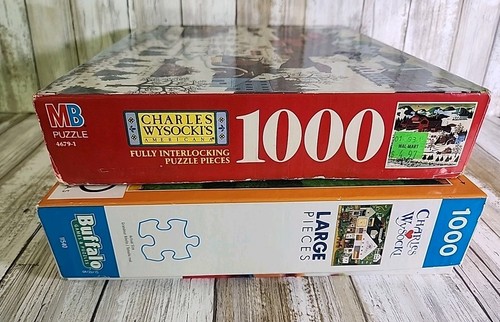 2 Charles Wysocki's Americana/Buffalo 1000 Pc Puzzle #4679-1 Peppercricket READ - Picture 5 of 12