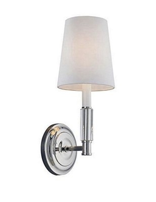 Feiss Lismore Crystal Wall Sconce 1 Light 5.5  x 13.88  Fixture