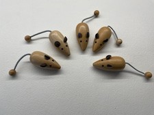 M&ouml;belgriff MAUS Kinder M&ouml;belknopf Schubladenknopf Schrankknopf lackiert Buche