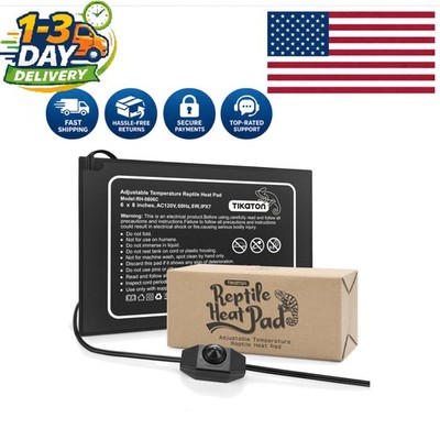 Durable PVC Reptile Heat Pad - Under Tank Heater for Tropical and Desert Species