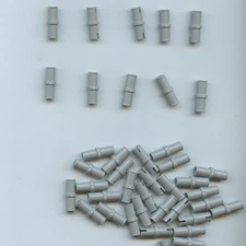 LEGO x 30 Light Bluish Gray Technic, Pin without Friction Ridges 3673