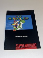 Super Mario World Instruction Booklet Super Nintendo Entertainment System, 1991