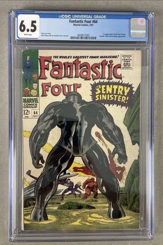Fantastic Four #64 (Marvel Comics July 1967) CGC Grade 6.0