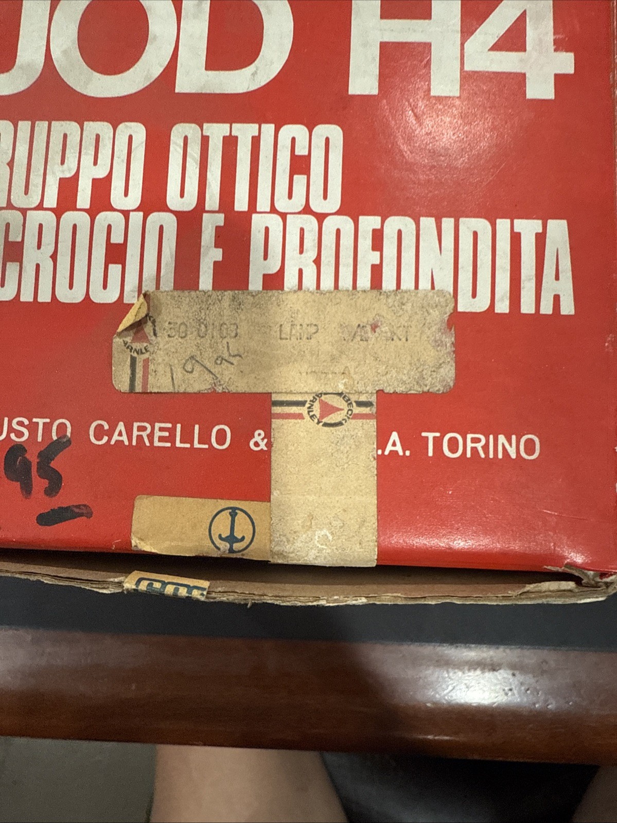 1970 NOS Carello Headlight Ferrari Lamborghini Maserati Alfa Romeo Harley