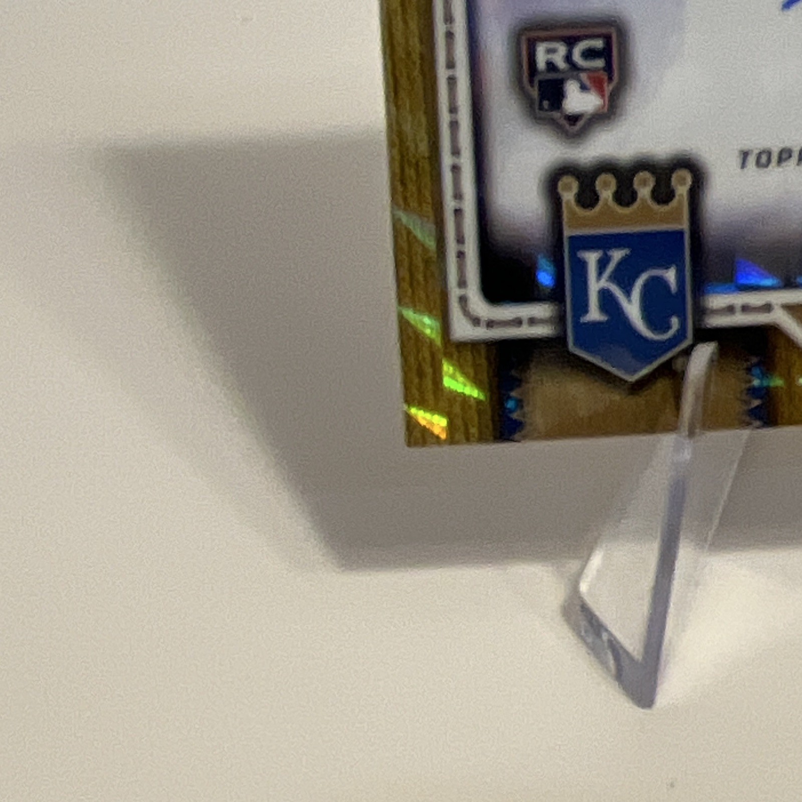 Topps Chrome Carter Jensen RC Auto RA-CJ Gold Refractor 31/50 KC Royals view 4