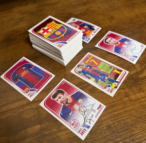 2012-13 Panini FC Barcelona Lionel Messi LOT OF 200+ Sticker Cards - NEW!!!
