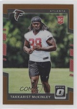 2017 Donruss Optic Rookies Bronze Prizm Takkarist McKinley #150 0b3